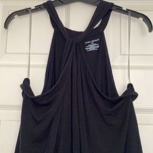 Lane Bryant Black Soft Halter Top